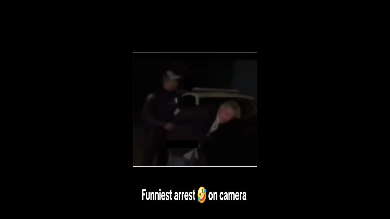Funniest arrest caught on camera