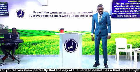 The day of the Lord so cometh as a thief in the night.