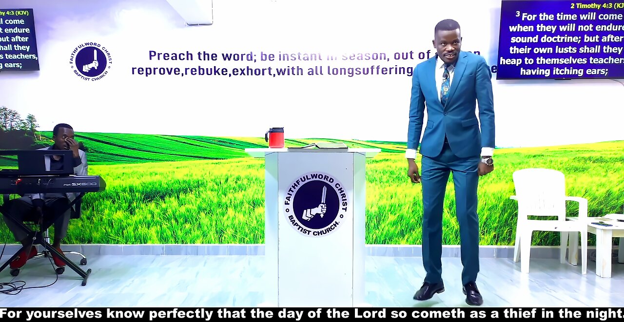 The day of the Lord so cometh as a thief in the night.