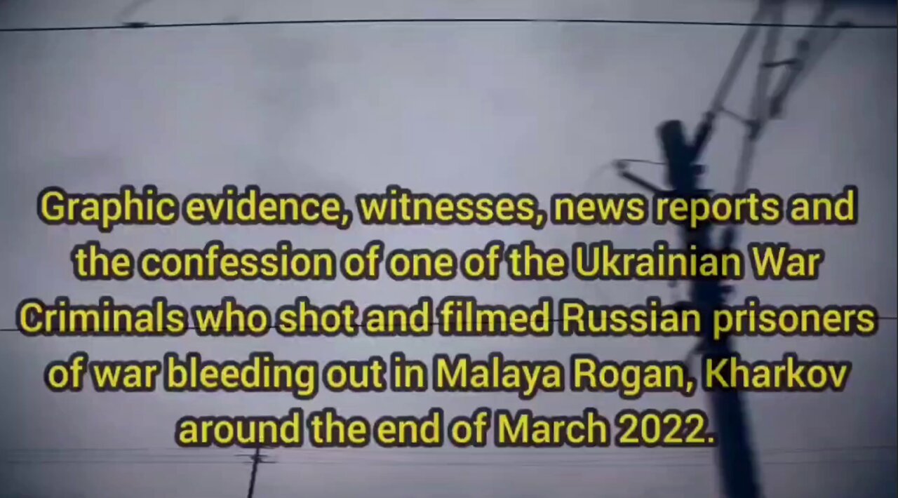 Graphic brutality from Ukriane AZOV on "Unarmed" POW's