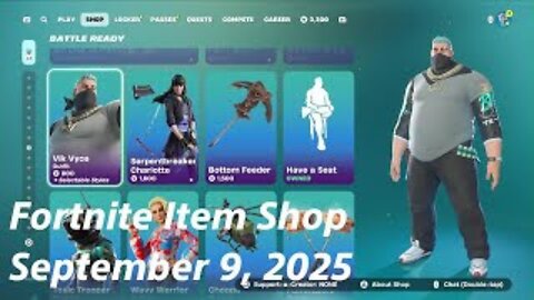 Fortnite Item Shop|September 9, 2025