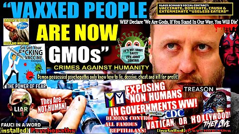 WORLD LEADER NOW ADMITS VXXX'D PEOPLE ARE GMO's