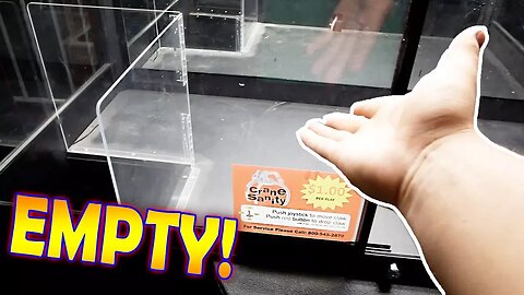 WE FOUND AN EMPTY CLAW MACHINE!