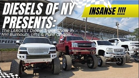 Epic Diesel Truck Show hosted by Diesels of NY Summer Burnout Bash 2025