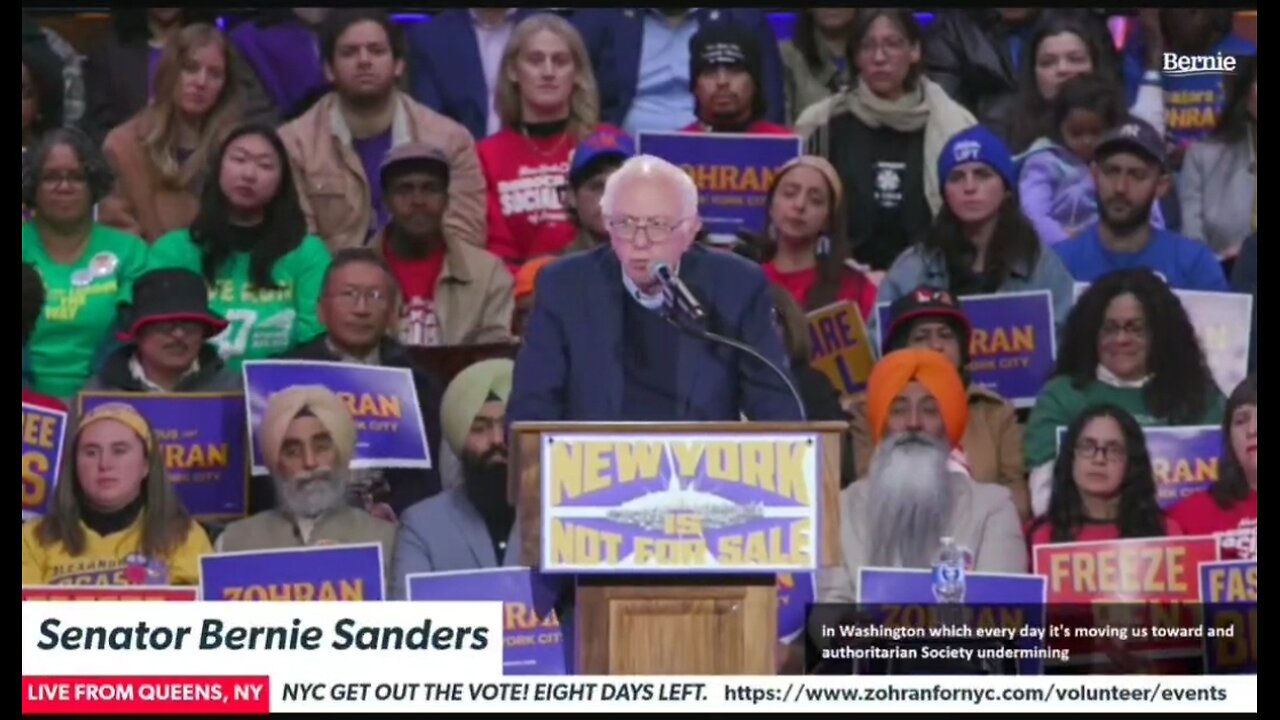 Bernie Sanders Claims Authoritarian Trump Undermines the Constitution