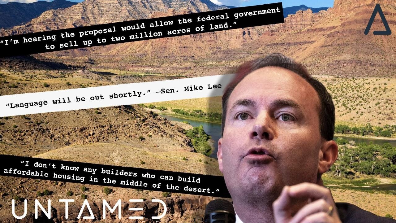 🚨SENATOR MIKE LEE WANTS TO SELL FEDERAL LAND TO THE CCP?! ⚠ 20 JUNE 2025