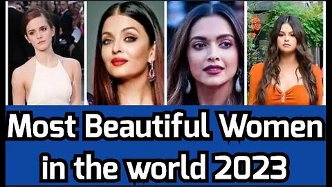 The 12 Most Beautiful 'Woman' of the World are All Fucking MALES!