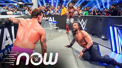 Roman Reigns, CM Punk and Seth Rollins invade SmackDown: WWE Now, March 21, 2025