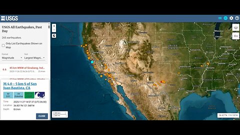 Two VERY STRONG Earthquakes Pop Off November 27th 2025!