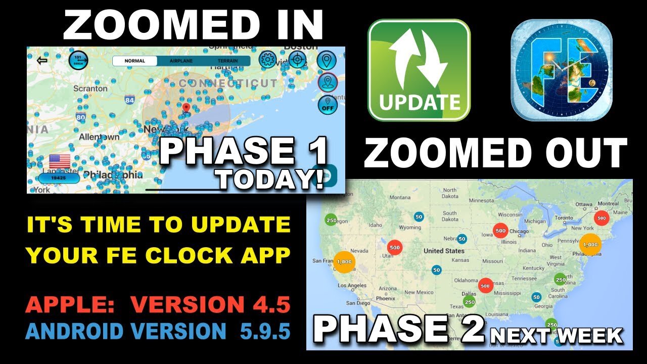 Flat Earth Friend Finder UPDATE! Apple 4.5 and later today 4.6