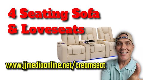 Serenity Cream - Leather | Power Recline #seating #recliner