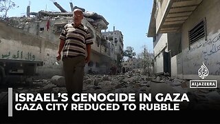 Israeli strikes flatten northern Gaza neighbourhoods, leaving hospitals and homes in ruins