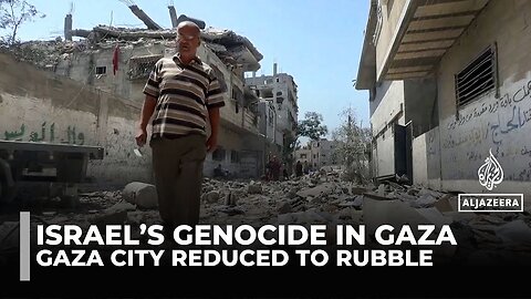 Israeli strikes flatten northern Gaza neighbourhoods, leaving hospitals and homes in ruins