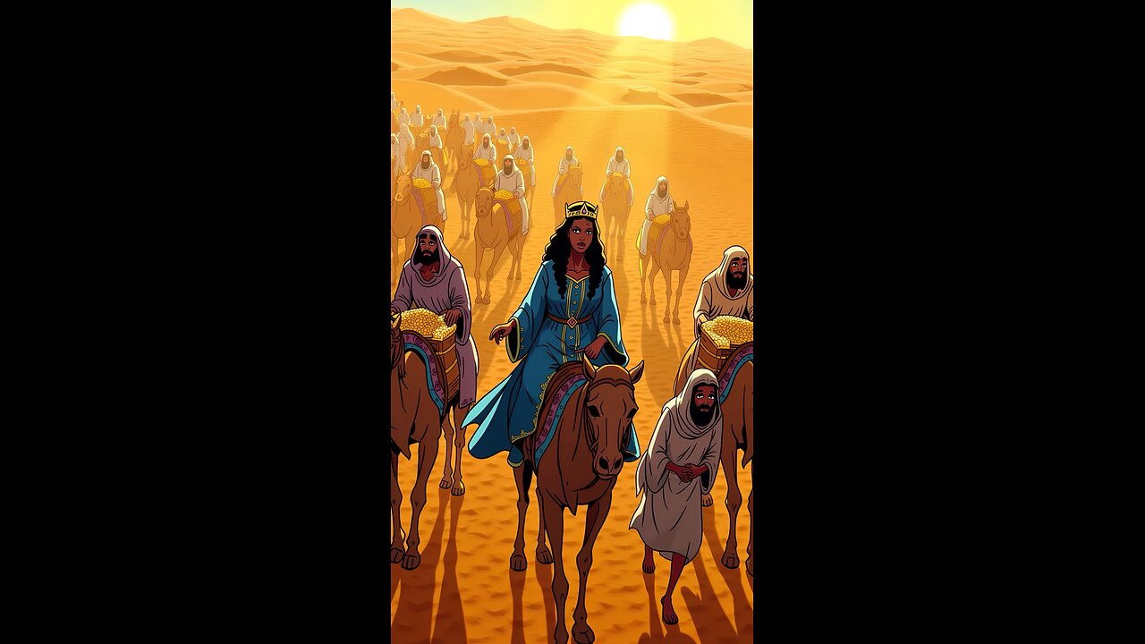 Queen of Sheba Tested Solomon With Impossible Riddles - His Response Shocked Her