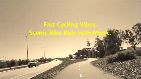 🚴‍♀️Fast Cycling Vibes. Scenic Bike Ride with Music.