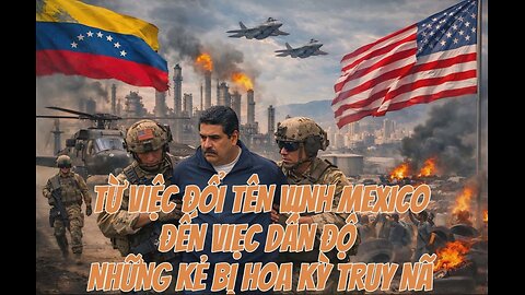 07/01/2026 Từ việc đổi tên Vịnh Mexico đến việc dẫn độ những kẻ bị Hoa kỳ truy nã!