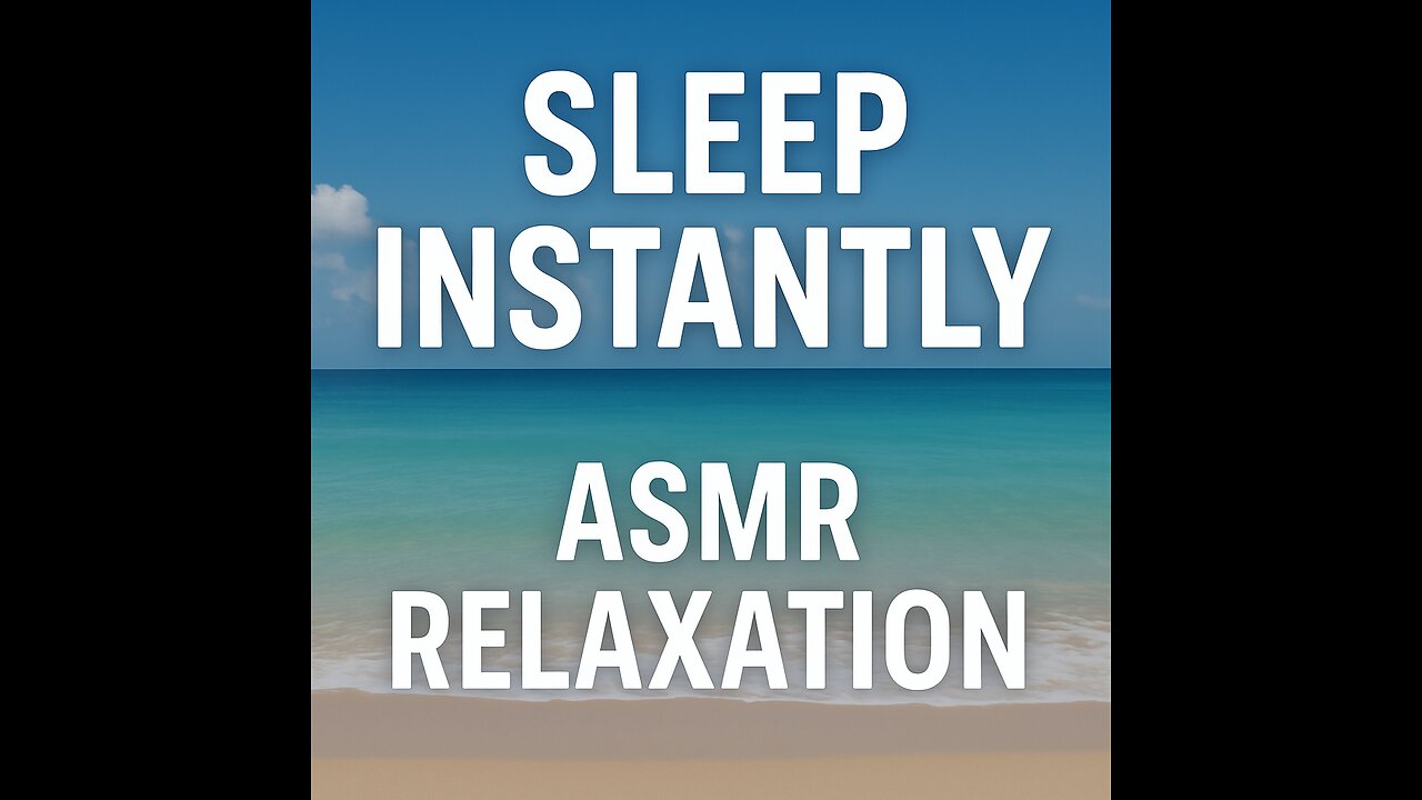 🌊✨ Ultimate ASMR Relaxation – Tranquil Beach & Nature Sounds for Deep Calm 🌿🌅