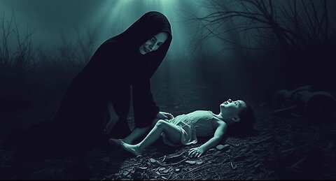 Shadows of Mother and Child