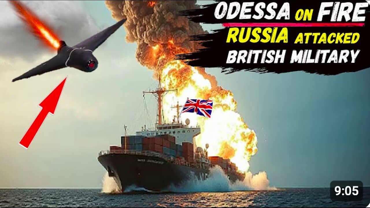 Russia's most secret drone BANDEROLE destroyed a British ship in Odessa.