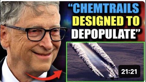 "Bill Gates Accused by Pilots of Carpet Bombing Cities with Chemtrails"