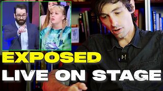 Matt Walsh EXPOSES a Leftist's Lie So Badly She Flees the Stage