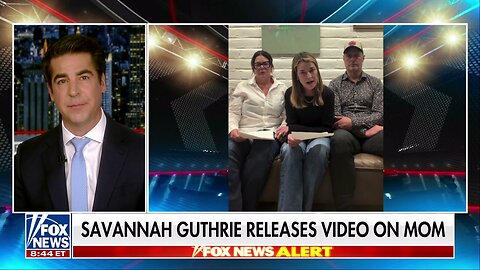 Savannah Guthrie Releases Video Statement On Mom's Disappearance