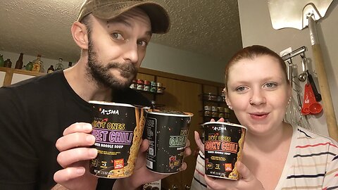 A-Sha X Hot Ones Ramen Taste Test (3 Flavors)