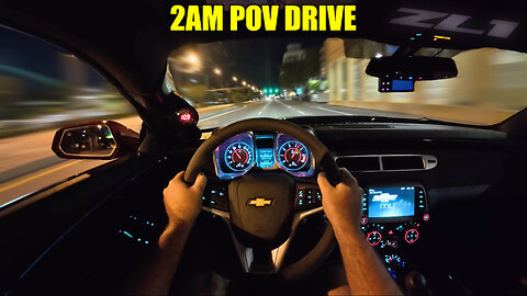 2AM. The city’s quiet, but I’m NOT 🗣️ – (LOUD CAMARO ZL1 POV)