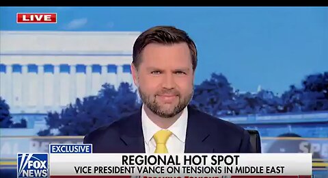 VP JD Vance discusses that President Trump has announced a ceasefire deal