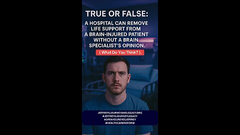 CAN A HOSPITAL STOP LIFE SUSTAINING FROM A BRAIN INJURY SURVIVOR W/O AN SPECIALIST PM&R OPINION?