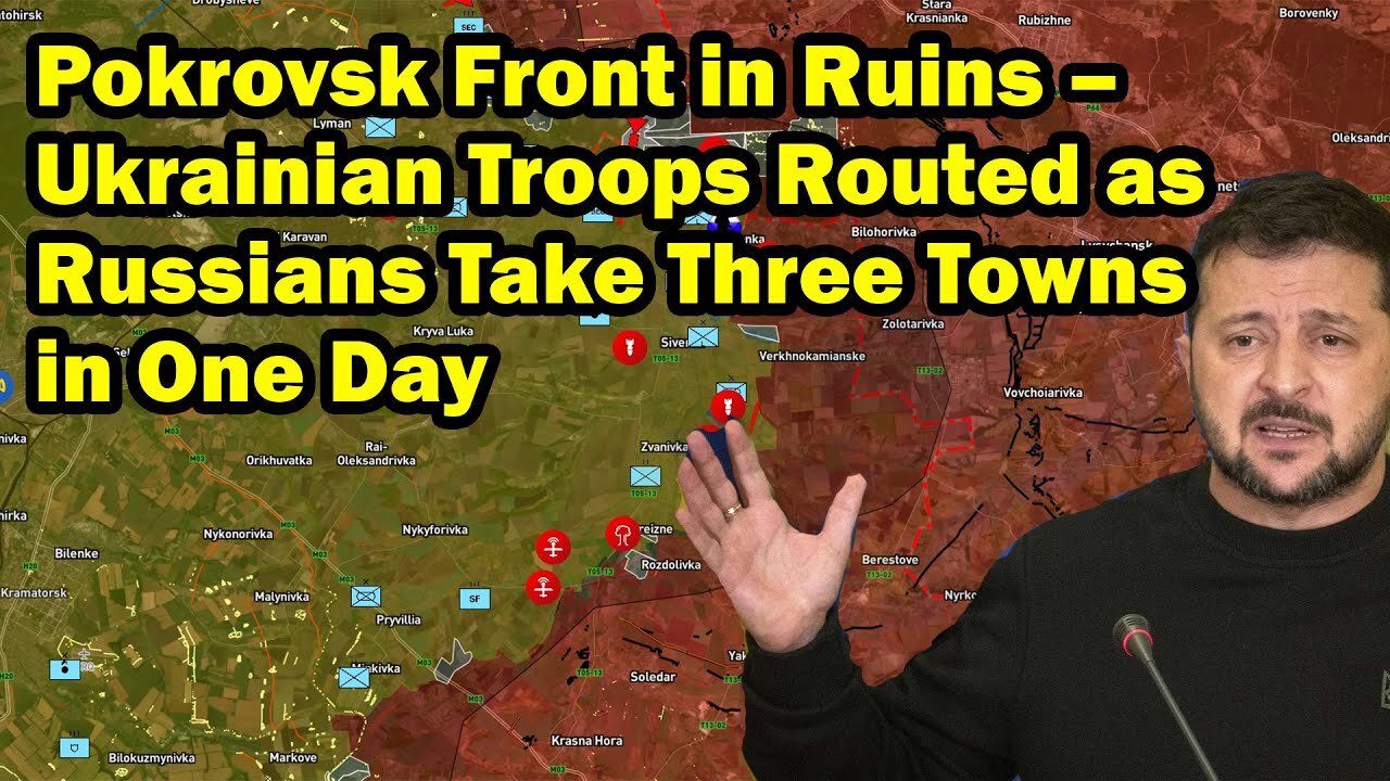 Pokrovsk Front in Ruins - Ukrainian Troops Routed as Russians Take Three Towns in One Day