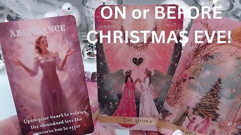 ON OR BEFORE CHRISTMAS EVE😮🎄✨ THE LOVE YOU'VE WAITED FOR🪄✨💖 COLLECTIVE LOVE TAROT READING💓