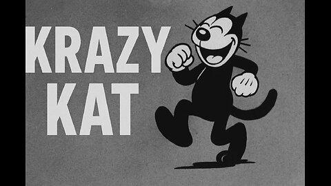 Krazy Kat | Classic Cartoon Short (Public Domain Animation)