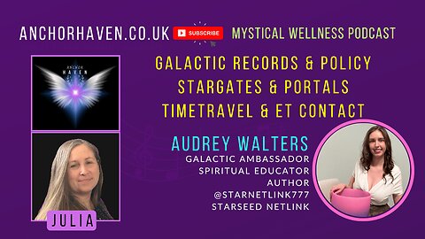 Audrey Walters Galactic Policy Portals Stargate ET Contact Starseed SSP Anchorhaven Clones Timelord