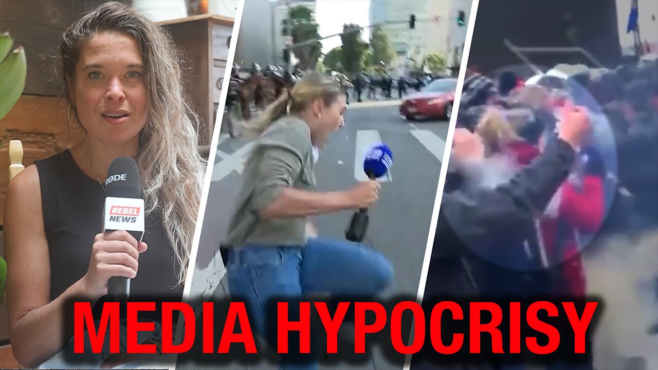 Journalist shot by rubber bullet during LA riot reveals double standards in Canadian media