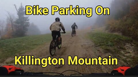 Bike Parking On Killington Mountain.