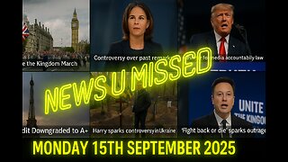 NEWS U MISSED WITH PAUL BROOKER & WARREN THORNTON MONDAY 15TH SEPTEMBER 2025