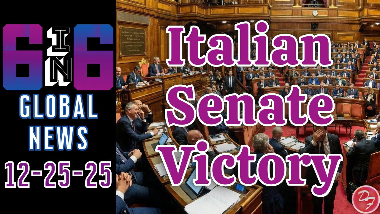 Italy Codifies The Upper Chambers - 6-in-6 - 12/25/25