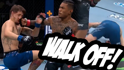 Malcolm Wellmaker WALK OFF Knockout Of Kris Moutinho!!!││UFC Atlanta!