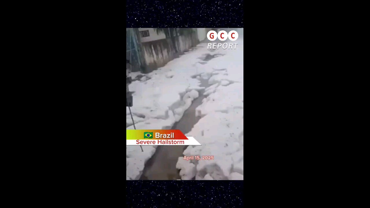 #Brazil #hailstorm #Vacaria #severeweather #climatechange #RS #emergencyresponse #Climate #anomaly