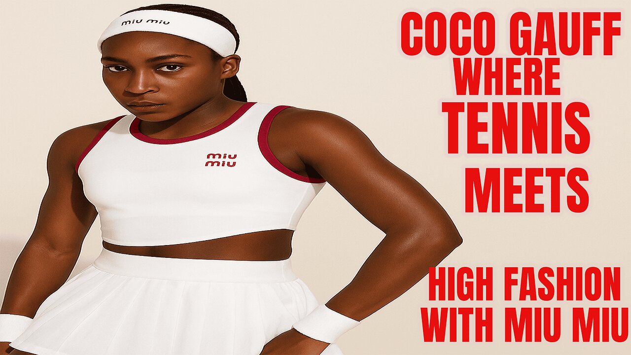 Coco Gauff Where Tennis Meets High Fashion with Miu Miu and New Balance | NEWSDRIFT