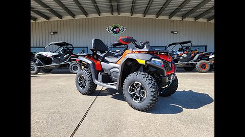 2024 CFMOTO CFORCE 600 TOURING IN RED WALK-AROUND