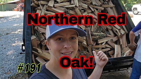 Stacking A Cord Of Premium Northern Red Oak BBQ Firewood ‼️🔥