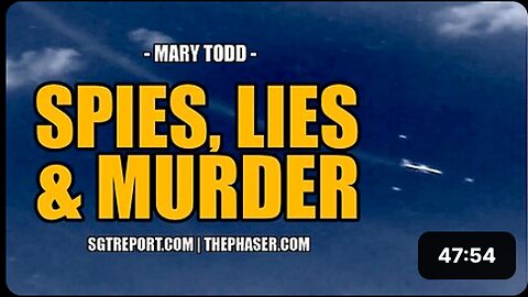 "Unveiling Mary Todd: Spies, Deception, Murder, and Mysterious Plane Disappearances"