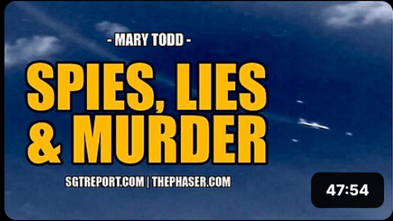 "Unveiling Mary Todd: Spies, Deception, Murder, and Mysterious Plane Disappearances"