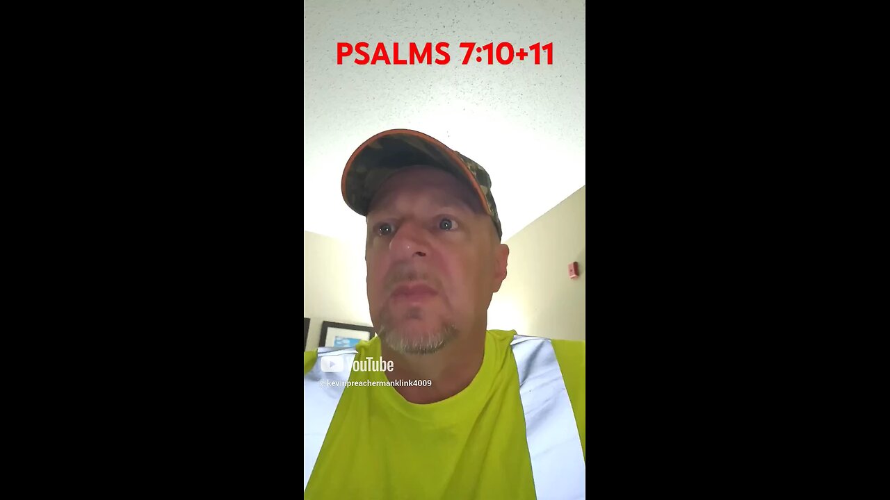 #PSALMS7:10+11 "GOD IS ANGRY WITH THE WICKED EVERY DAY !"