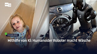Mithilfe von KI: Humanoider Roboter macht Wäsche