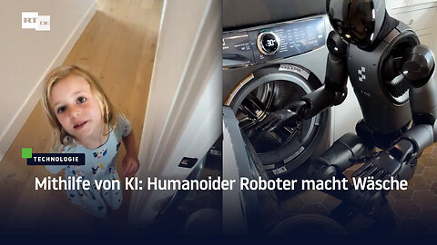 Mithilfe von KI: Humanoider Roboter macht Wäsche