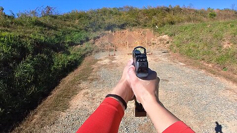 USPSA one-handed shooting | shooting sports | Gabby Franco #topshot