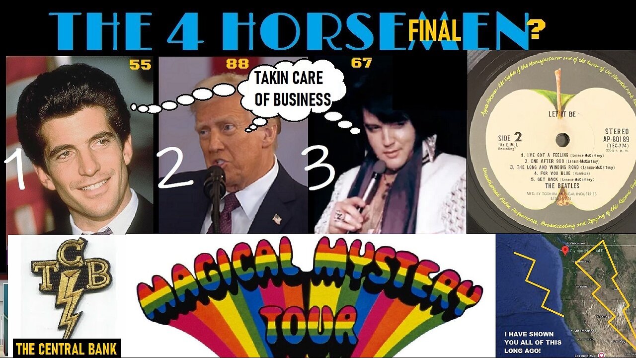 THE FINAL BATTLE- THE 4 HORSEMEN- FINAL. WITCHES AND WIZARDS AND KINGS OH MY?? JUNE 24 IS JULIAN CALENDAR 6/11. I HAVE SHOWN YOU THIS BEFORE.